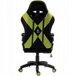Геймерське крісло KRAKEN FEYTON тканина Чорне із зеленим. Ідеальний вибір для комфорту - Зображення 5