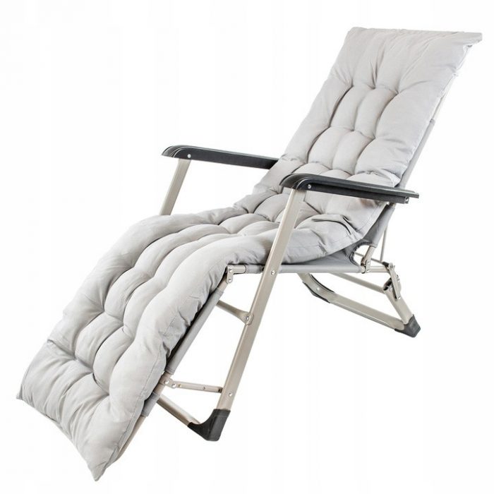 Розкладний пляжний лежак 2в1+подушка Sandos KUSENO -Максимальний комфорт для відпочинку на пляжі та в саду - Зображення 2