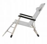 Розкладний пляжний лежак 2в1+подушка Sandos KUSENO -Максимальний комфорт для відпочинку на пляжі та в саду - Зображення 3