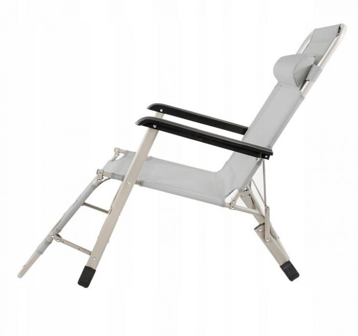 Розкладний пляжний лежак 2в1+подушка Sandos KUSENO -Максимальний комфорт для відпочинку на пляжі та в саду - Зображення 3