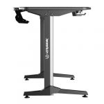 Ігровий комп'ютерний стіл ULTRADESK FRAG Black+Підкладка -Стильний та ергономічний - Зображення 4