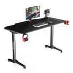 Ігровий комп'ютерний стіл ULTRADESK FRAG Black+Підкладка -Стильний та ергономічний - Зображення 6