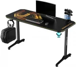 ІГРОВИЙ КОМП'ЮТЕРНИЙ СТІЛ 140x60 см ULTRADESK FRAG + PAD Gold-Стильний та функціональний - Зображення 5