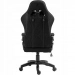 Геймерське крісло KRAKEN Feyton тканина чорне-Ідеальний Комфорт для Тривалих Ігор - Зображення 4