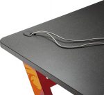 Ігровий комп'ютерний стіл NanoRS RS120 чорний 120x60 см- Компактний та стильний - Зображення 3