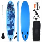 Дошка SUP Costway SP37089-L з веслом 335 см-ідеальний вибір для водних пригод