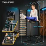 Регульована штанга для підтягувань, бруси, Trex Sport-TX-060PR-оберіть міцність, комфорт і універсальність в одному - Зображення 7
