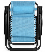 Розкладний лежак 2в1 eHokery ORION синій-Зручність та стиль для ідеального відпочинку на пляжі та в саду - Зображення 4