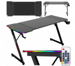 Геймерський стіл Shadow Gamer 140 х 60 см RGB LED