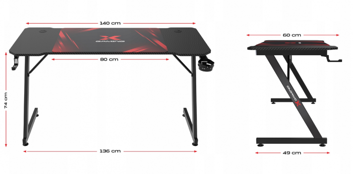 Геймерський стіл Xgaming Xpro1 + килимок для миші XXL - Зображення 5