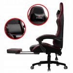 Геймерське крісло STAZER EAGLE Чорно-червоний-ідеальний комфорт для тривалих ігор - Зображення 3