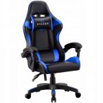 Геймерське крісло STAZER Coliber Чорно-синій-Ідеальний Комфорт для Тривалих Ігор