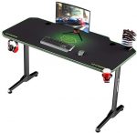 Ігровий комп'ютерний стіл ULTRADESK FRAG Green 140X60 см+підкладка-Стильний та зручний - Зображення 4