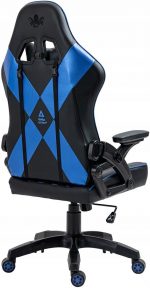 Геймерське крісло KRAKEN Feyton чорно-синє - комфорт та стиль для тривалих ігор - Зображення 6