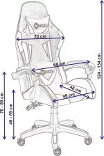 Геймерське крісло X-Zone ASL SL-17 зелене Комфорт та підтримка на найвищому рівні - Зображення 4