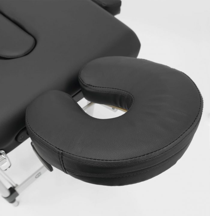 Розкладний алюмінієвий масажний стіл I-Coucou чорний - Зображення 6