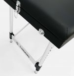 Розкладний алюмінієвий масажний стіл I-Coucou чорний - Зображення 4