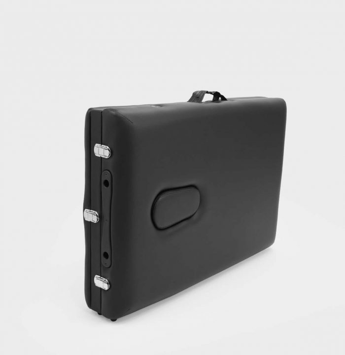 Розкладний алюмінієвий масажний стіл I-Coucou чорний - Зображення 7