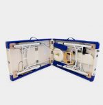 Розкладний алюмінієвий масажний стіл I-Coucou blue-cream - Зображення 8