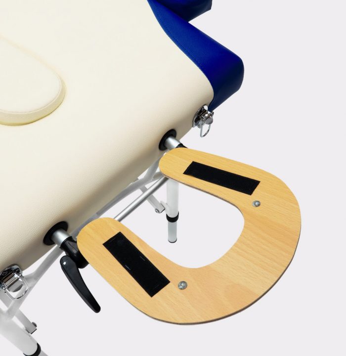 Розкладний алюмінієвий масажний стіл I-Coucou blue-cream - Зображення 6