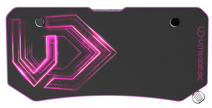 Ігровий комп'ютерний стіл ULTRADESK FRAG Xxl Pink 160x75 см-Стильний та просторий - Зображення 9