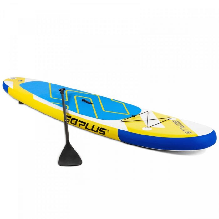 Deska-SUP-pompowana-stand-up-z-wioslem-335-cm-2 Дошка SUP Costway SP37342 з веслом 335 см-надійність і комфорт для активного відпочинку - Зображення 3