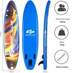 Дошка SUP Costway SP37442-L з веслом 335 см-ідеальний вибір для активного відпочинку на воді та пригод - Зображення 2