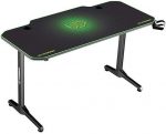 Ігровий комп'ютерний стіл ULTRADESK FRAG Green 140X60 см+підкладка-Стильний та зручний - Зображення 7