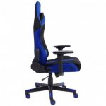 Геймерське крісло KRAKEN HELIOS тканина чорно-синій- елегантний дизайн та комфорт для геймерів - Зображення 3