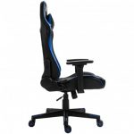 Геймерське крісло KRAKEN HELIOS чорно-синій екошкіра-стильний дизайн та комфорт для тривалих ігор - Зображення 3