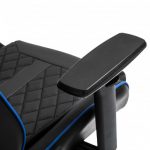 Геймерське крісло KRAKEN HELIOS чорно-синій екошкіра-стильний дизайн та комфорт для тривалих ігор - Зображення 10