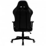 Геймерське крісло KRAKEN HELIOS чорно-сріблястий екошкіра-елегантний дизайн та максимальний комфорт - Зображення 4