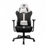 Геймерське крісло KRAKEN HELIOS тканина чорно-сірий -Максимальний Комфорт та Стиль