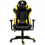 Геймерське крісло KRAKEN HELIOS чорно-жовтий екошкіра-яскравий дизайн та максимальний комфорт - Зображення 2
