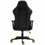 Геймерське крісло KRAKEN HELIOS чорно-жовтий екошкіра-яскравий дизайн та максимальний комфорт - Зображення 4