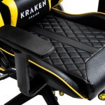 Геймерське крісло KRAKEN HELIOS чорно-жовтий екошкіра-яскравий дизайн та максимальний комфорт - Зображення 9