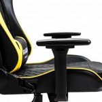 Геймерське крісло KRAKEN HELIOS чорно-жовтий екошкіра-яскравий дизайн та максимальний комфорт - Зображення 10
