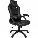 Геймерське крісло KRAKEN DRAKON екошкіра чорне-елегантний дизайн і комфорт - Зображення 7