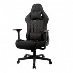 Геймерське крісло KRAKEN HELIOS тканина чорне-комфорт і стиль для тривалих ігор - Зображення 8