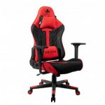 Геймерське крісло KRAKEN HELIOS тканина чорно-червоне-Максимальний Комфорт та Стиль - Зображення 2