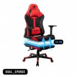 Геймерське крісло KRAKEN HELIOS тканина чорно-червоне-Максимальний Комфорт та Стиль - Зображення 5