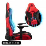 Геймерське крісло KRAKEN HELIOS тканина чорно-червоне-Максимальний Комфорт та Стиль - Зображення 6