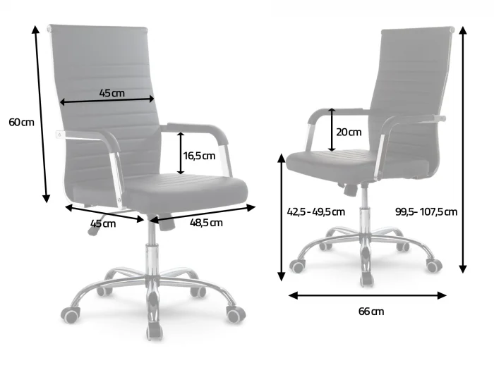 Сучасний дизайн сірого офісного крісла Sofotel Boston - Зображення 6