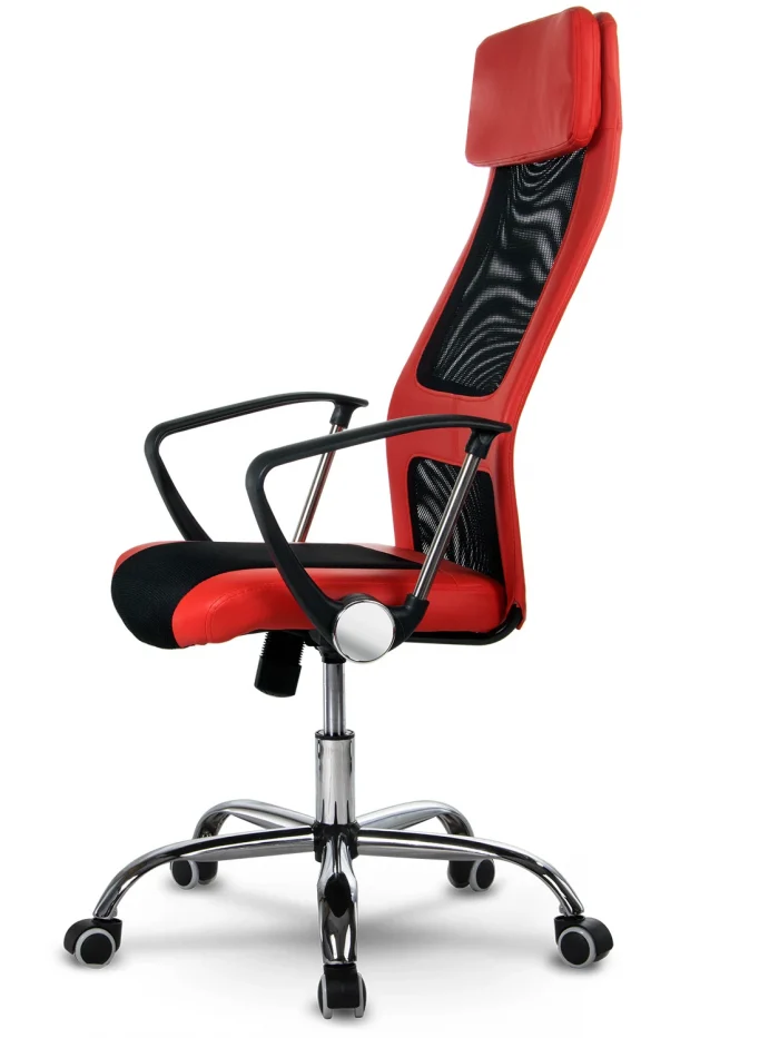 Сучасне високе офісне крісло Софотель Ріо червоне - Зображення 2
