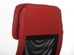 Сучасне високе офісне крісло Софотель Ріо червоне - Зображення 5