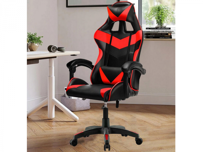 Геймерське крісло STAZER Coliber Чорно-червоний-Комфорт і Стиль для Ваших Ігор - Зображення 2