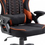 Геймерське крісло KRAKEN Feyton тканина чорно-помаранчева Стильний дизайн та максимальний комфорт - Зображення 6