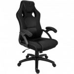 Геймерське крісло KRAKEN DRAKON BLACK SERIES тканина чорна Преміум комфорт і стиль