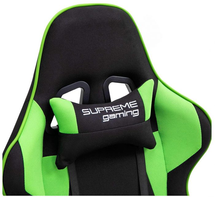 Геймерське крісло EXTREME PlayMaker чорно-зелене-Елегантний дизайн та комфорт - Зображення 7