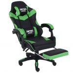 Геймерське крісло INFINI ESPACE чорно-зелене-Динамічний дизайн і комфорт для тривалих ігрових сесій - Зображення 2